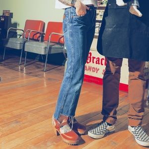 Vintage Wranglers w/ Step Raw Hem